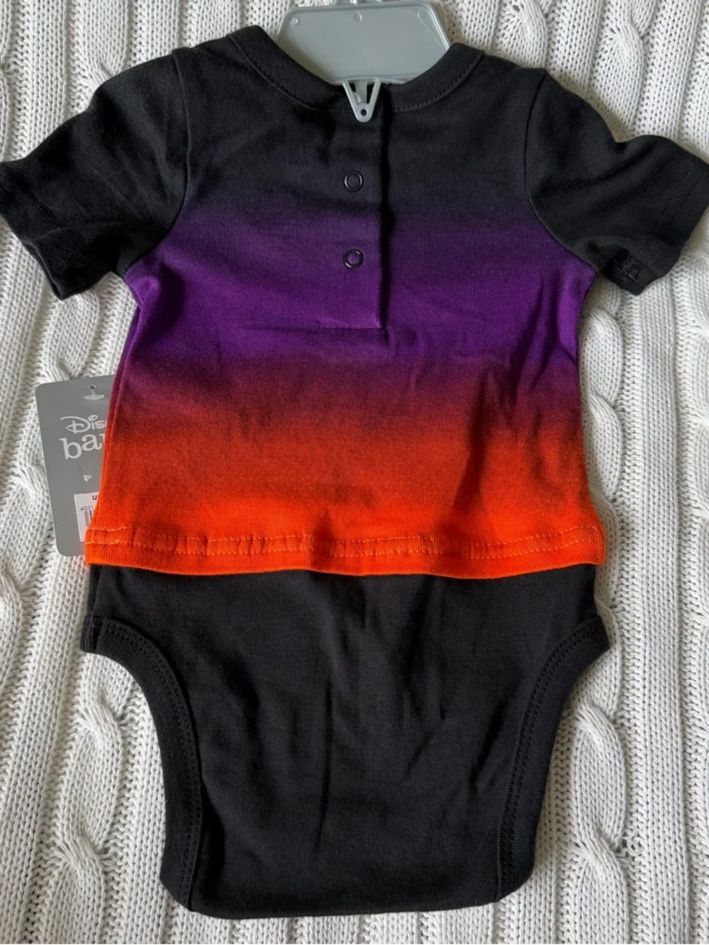 Disney Baby Mickey Halloween Onesie 6 9 Mo NEW Bodysuit Halloween Outfit Pumpkin